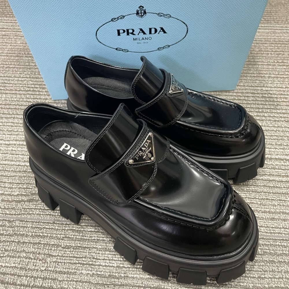 Prada Women's Black Loafers